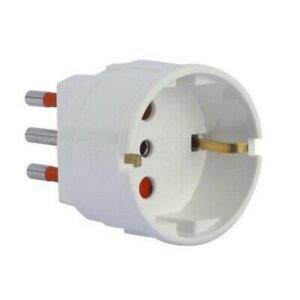 Adattatore Schuko 16A Bianco